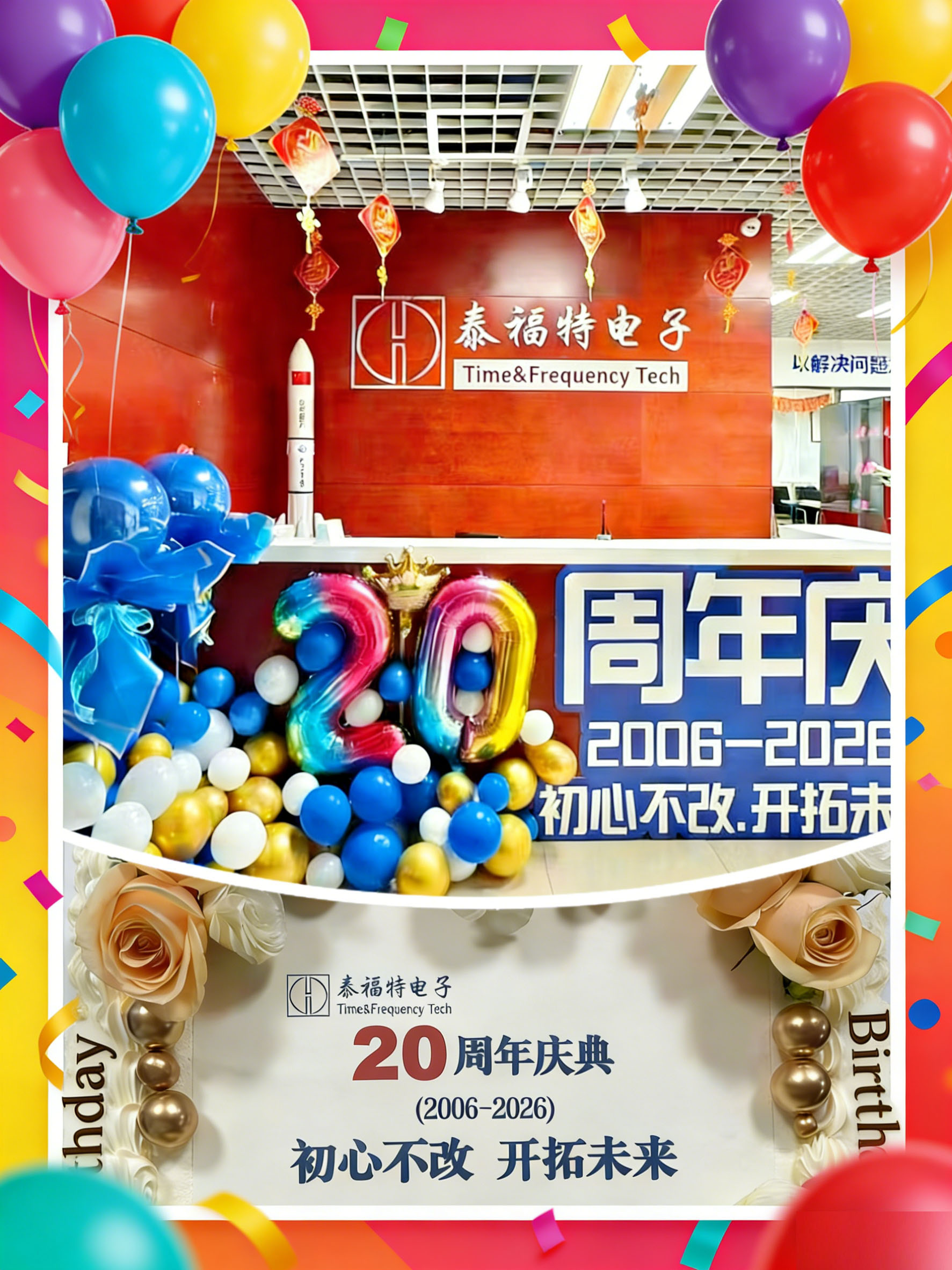 初心不改，開(kāi)拓未來(lái)！我們20歲了！